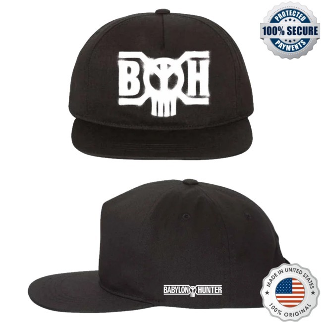 Official Babylon Merch Babylon X Bounty Hunter Spray Logo Embroidered Hat