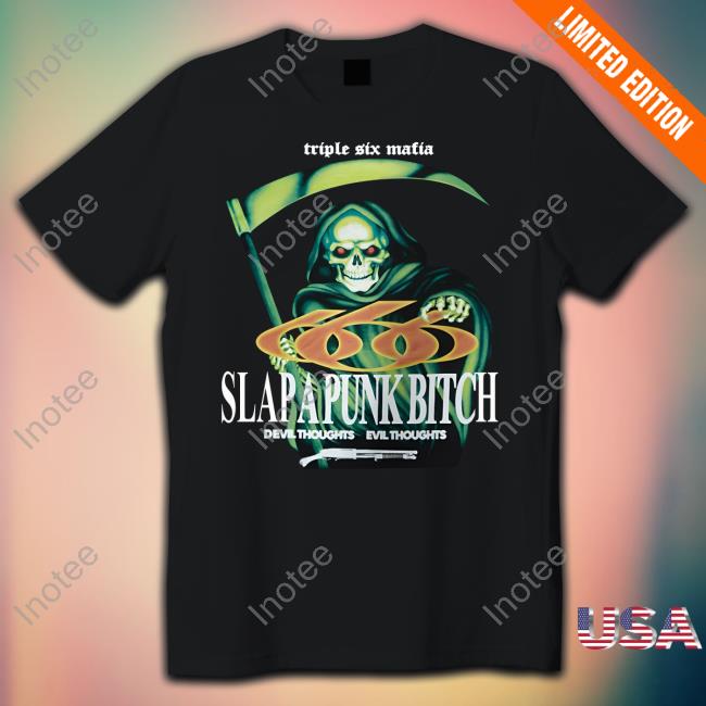 Triple Six Matia Slapapunk Bitch Devil Thoughts Evil Thoughts New Shirt