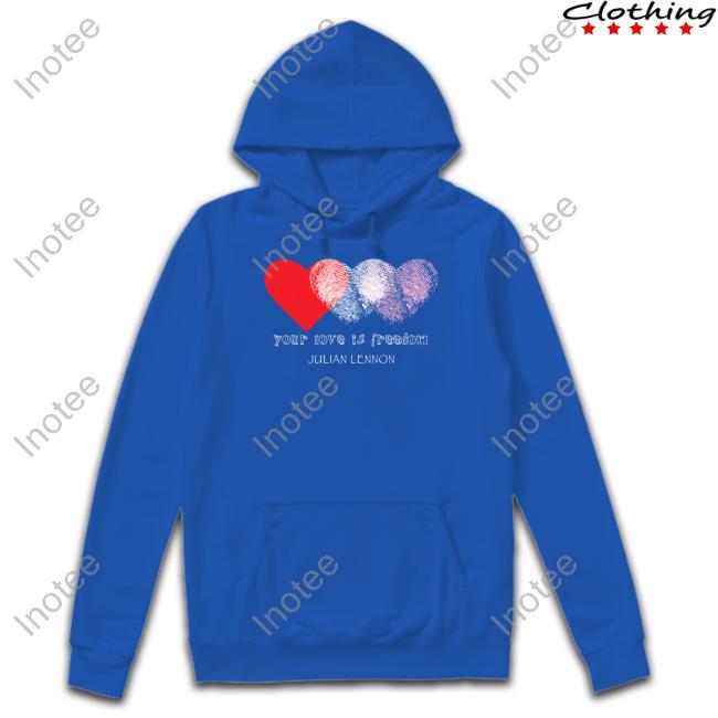 Official Your Love Is Freedom Julian Lennon Tee Shirt Julian Lennon Store