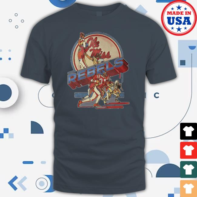Official University Of Mississippi Throwback Player New Shirt