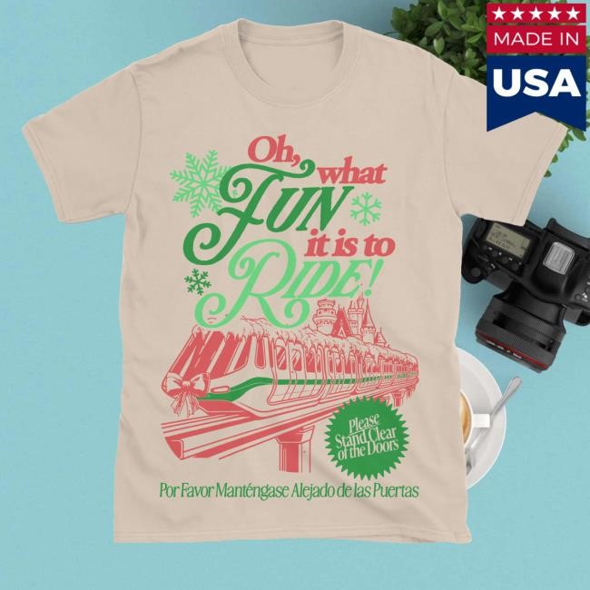 Lost Bros Trading Merch Shop Oh What Fun Monorail Tee Shirt