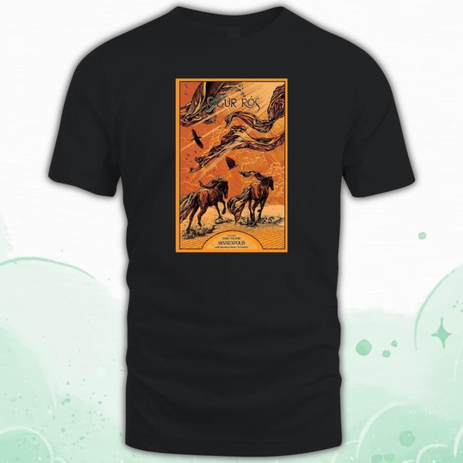 Sigur Ros 08.21.2023 State Theatre Minneapolis, Mn Poster Long Sleeve T Shirt