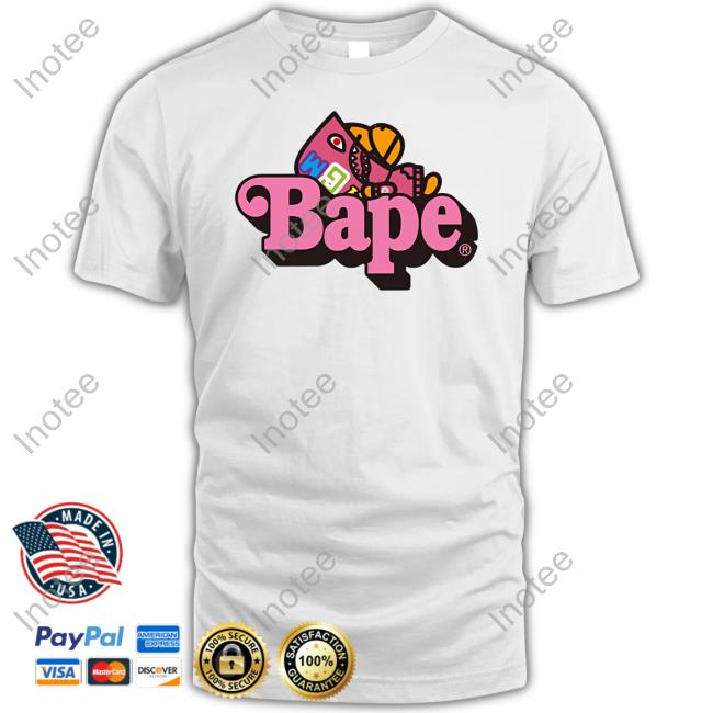 Glorillapimp Shark Milo On Bape Shirt