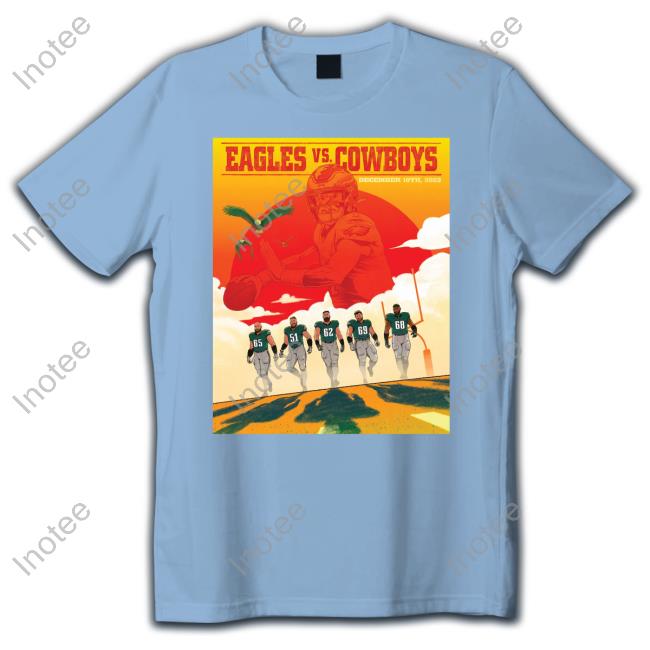 Philadelphia Eagles Vs Cowboy December 10Th, 2023 Poster Long Sleeve T Shirt