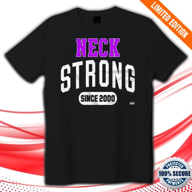 Official Aew Store Roderick Strong Neck Strong T Shirt