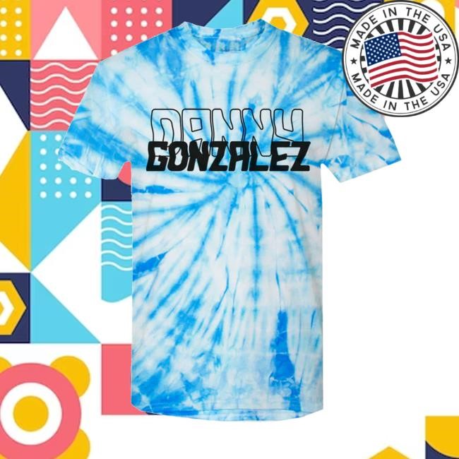 Danny Gonzalez Merch Danny Gonzalez Us Danny Gonzalez Logo Blue Tie Dye Tee