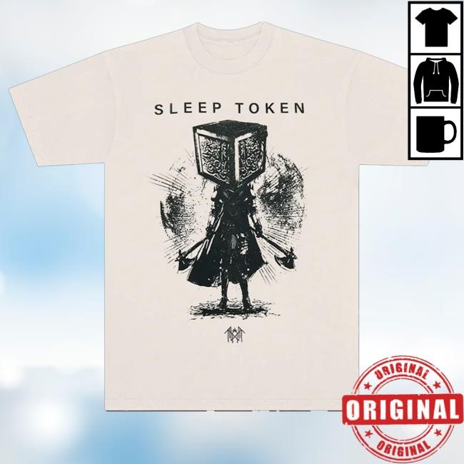 Official Sleep Token Merch Shop Store Chokehold Ecru T Shirt