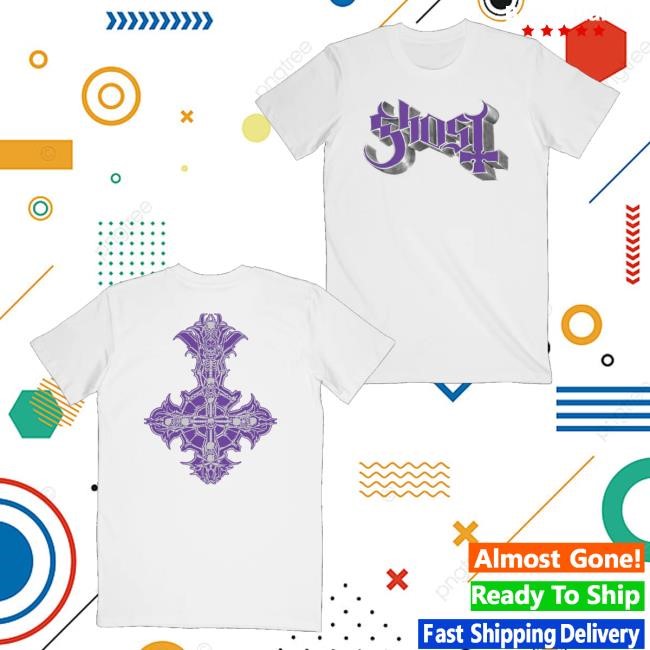 Trending Ghost Merch Chrome Purple Skeletá Long Sleeve Shirt