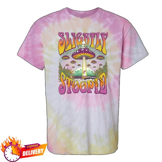 Slightlystoopid Merch Mushroom Ufo Desert Rose Tie Dye Tee