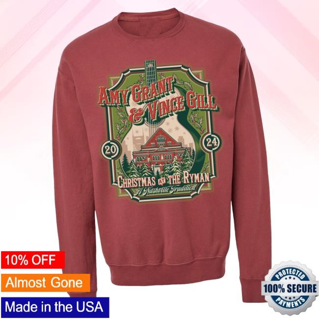 Original Opry Shop Merch Amy And Vince Christmas At The Ryman 2024 Shirts