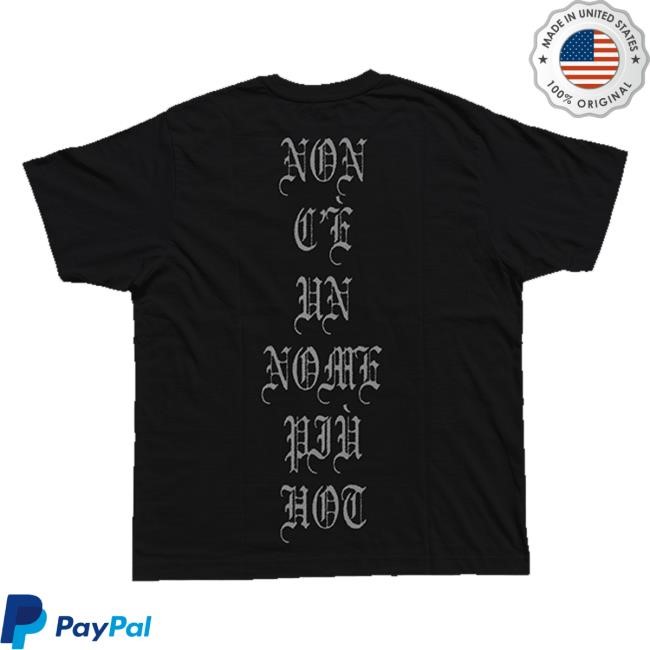 Lazza Official Merch Non C'é Un Nome Più Hot Hoodie Sweatshirt