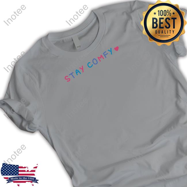 Lilypichu Store Stay Comfy Pastel Doodle Tee Shirt