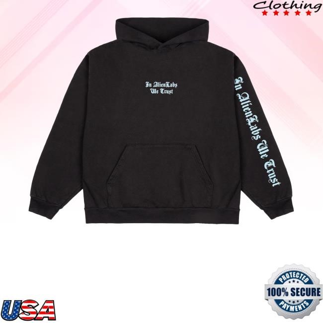 Alienlabsapparel Merch Chrome Praying Hands Sweater