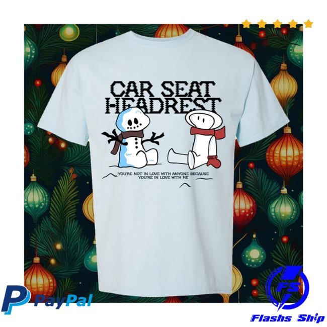 Car Seat Headrest Merch Store You're In Love With Me Holiday Tee