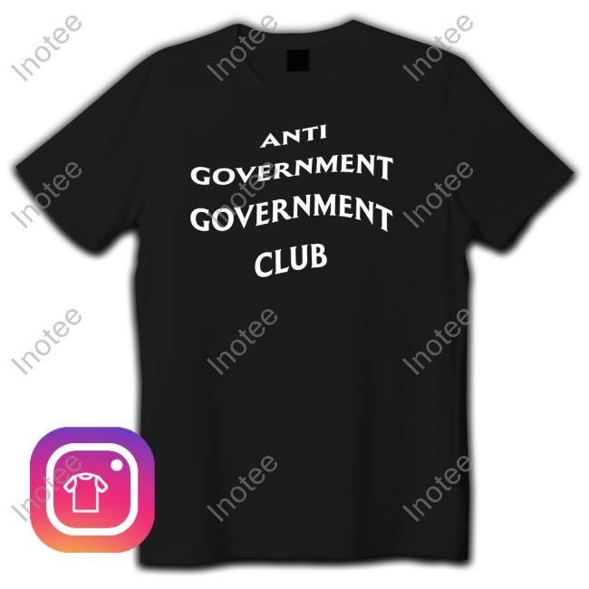 Official Hangovergang Store Anti Government Club Crewneck Sweatshirt