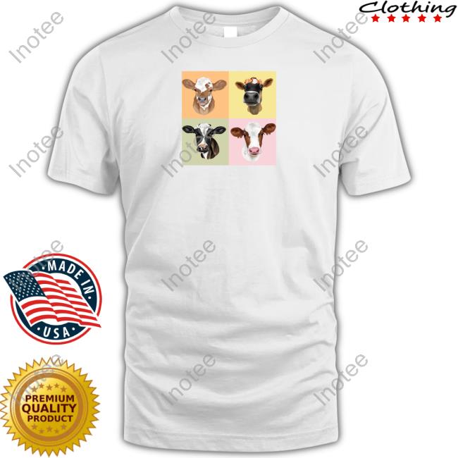 Cowsofnewzealand Merch Cow Portrait Long Sleeve T Shirt