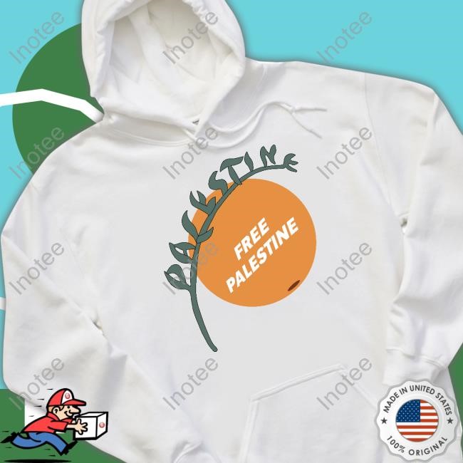 Bella Hadid Free Palestine Hooded Sweatshirt