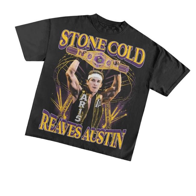 Stone Cold Reaves Austin Zip Up Hooded Sweatshirt Lakeshowyo Merch Store