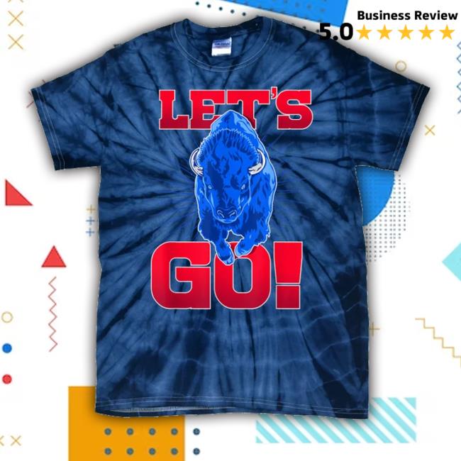 Official W+N+Y Pride - Red & Blue Buffalo - Let's Go Buffalo Long Sleeve T Shirt