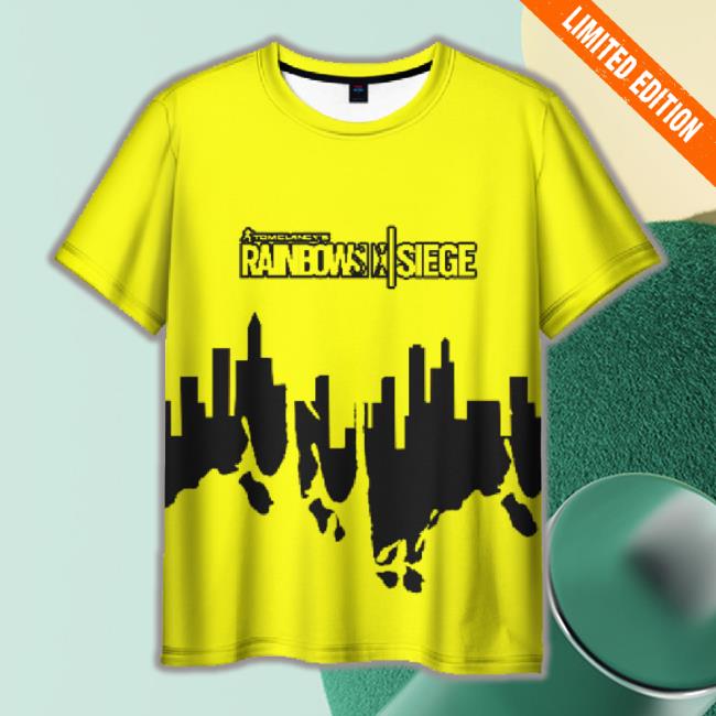 Yellow Title Rainbow Six Siege Print 3D Sweaters
