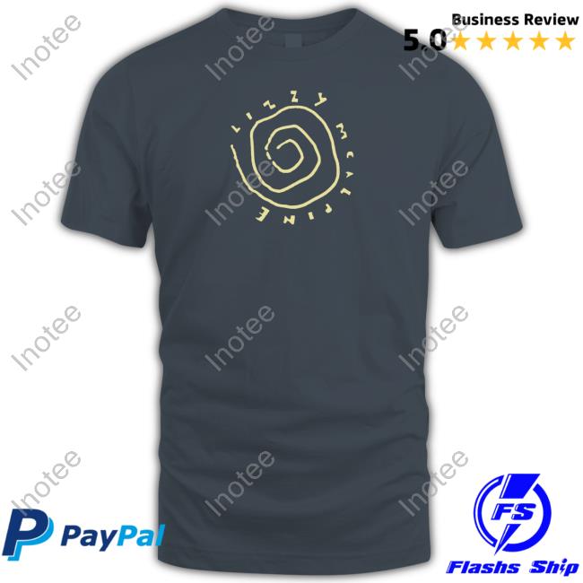 Lizzymcalpine Shop Navy Vortex Tee