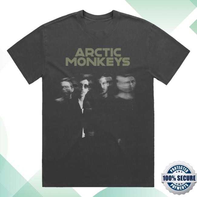Official Arctic Monkeys Merch Shop Store Distorted Photo T Shirts
