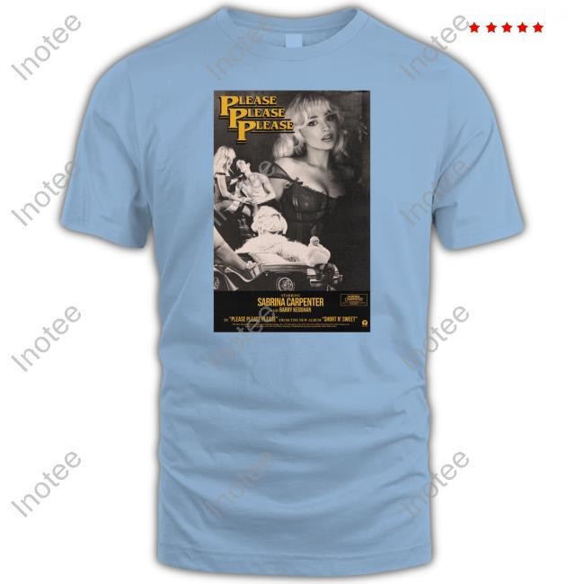 Sabrina Carpenter Please Please Please Music Video Poster T-Shirts