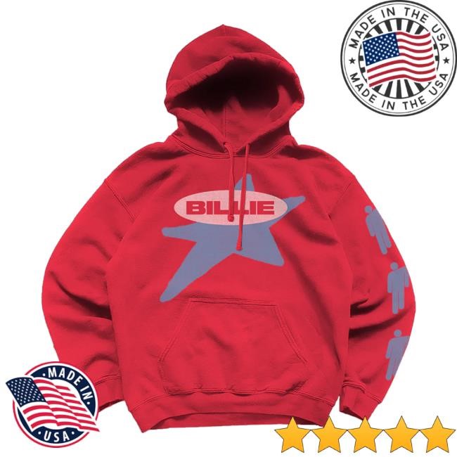 Official Billie X Lost Love Red Hoodie, Sweatshirt