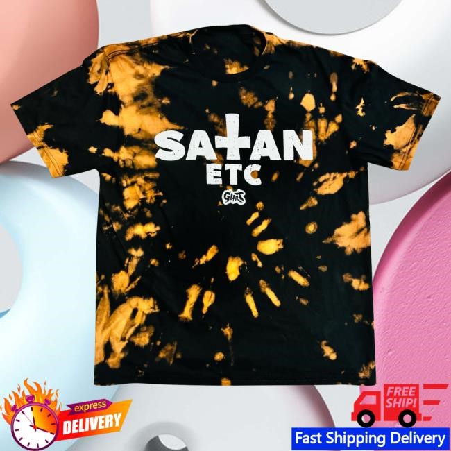 Official Gurt Merch Satan Etc Logo Reverse Tie Dye Crewneck Sweatshirt