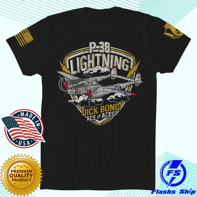 Bunker Branding Merch The Fat Electrician P-38 Lightning Classic Shirt Bunker Branding Co.