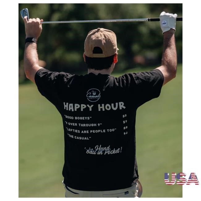 Casual Country Club Merch Shop The Happy Hour Hooded Sweatshirt