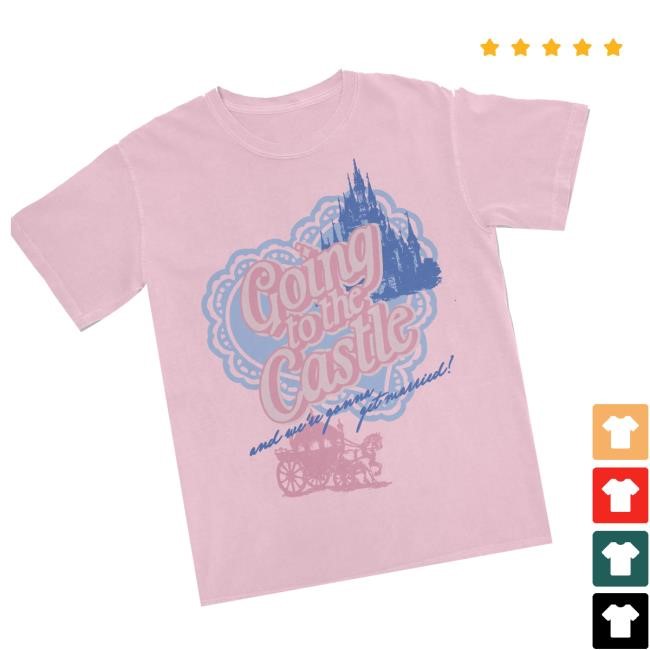 Lostbrostradingco Merch Store Going To The Castle Tee - Pink Crewneck Sweatshirt