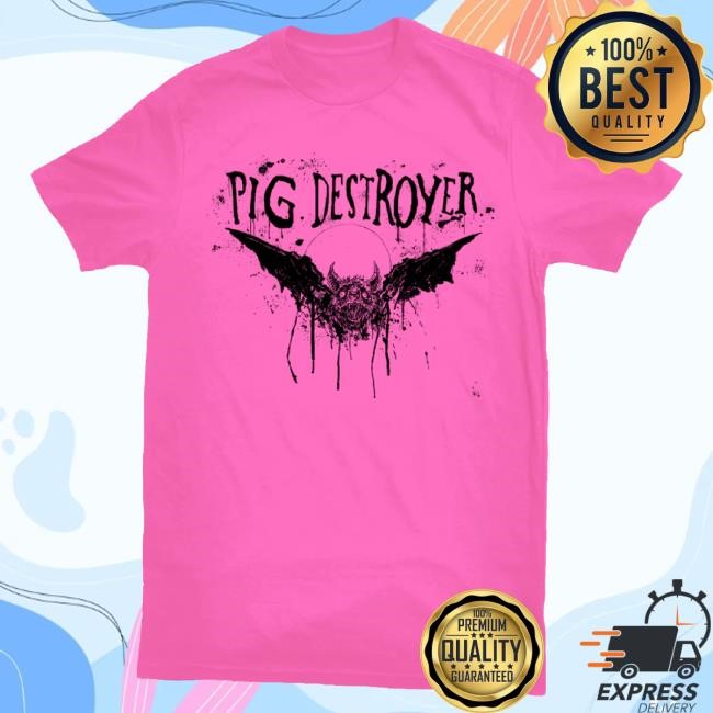 Holy Mountain Printing Merch Pig Destroyer Bat T-Shirt, Hoodie, Tank Top, Sweater And Long Sleeve T-Shirt