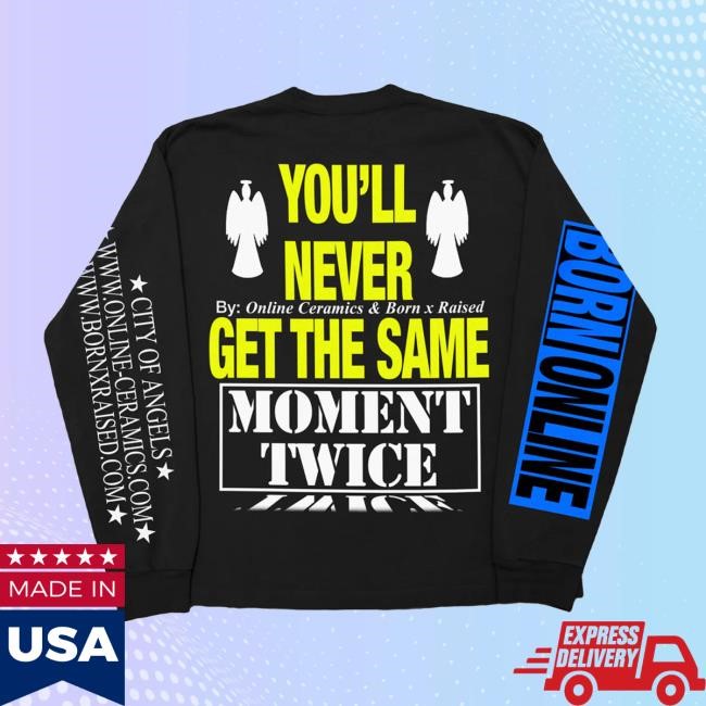 Born X Raised + Online Ceramics Same Moment Crewneck Sweatshirt