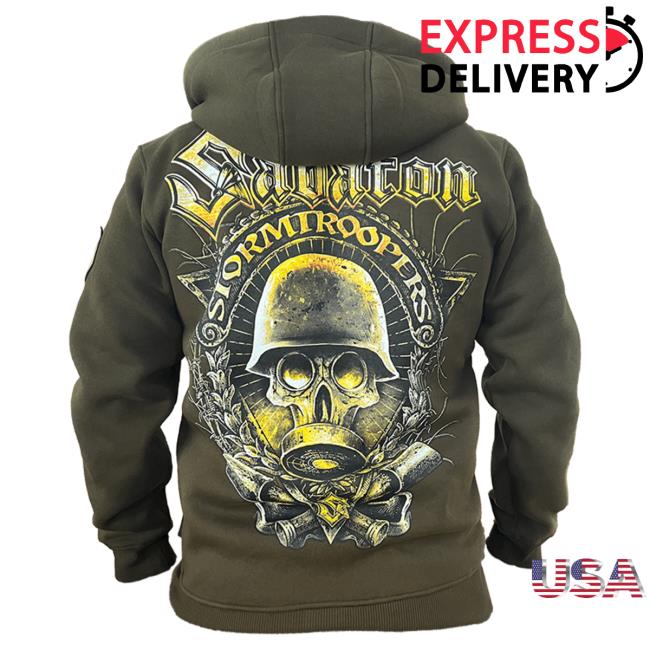 Official Sabaton Merch Store Sabaton Stormtroopers Strike Zero Zip Crewneck Sabaton Shop