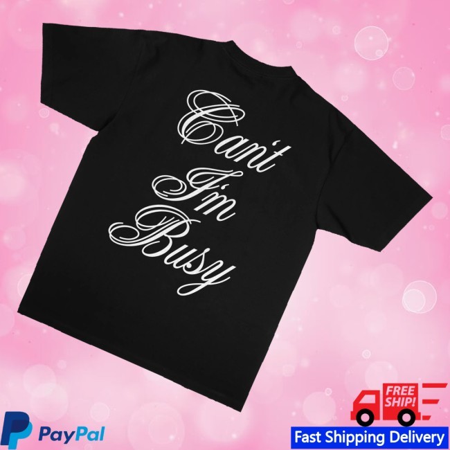 G-Eazy Merch Can't I'm Busy Statement Black Long Sleeve Shirt