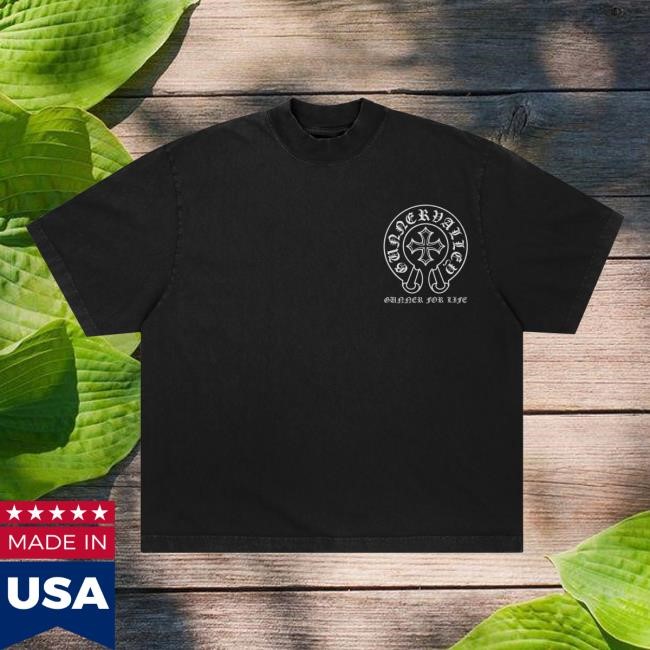Shop Gunner Merch Gunner Gothic Cross Short Sleeve Tee