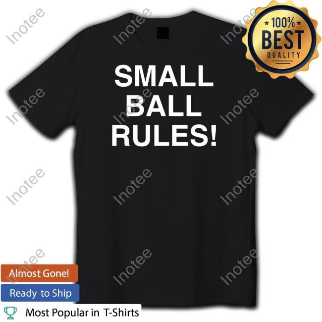 Obvious Shirts Small Ball Rules Hoodie