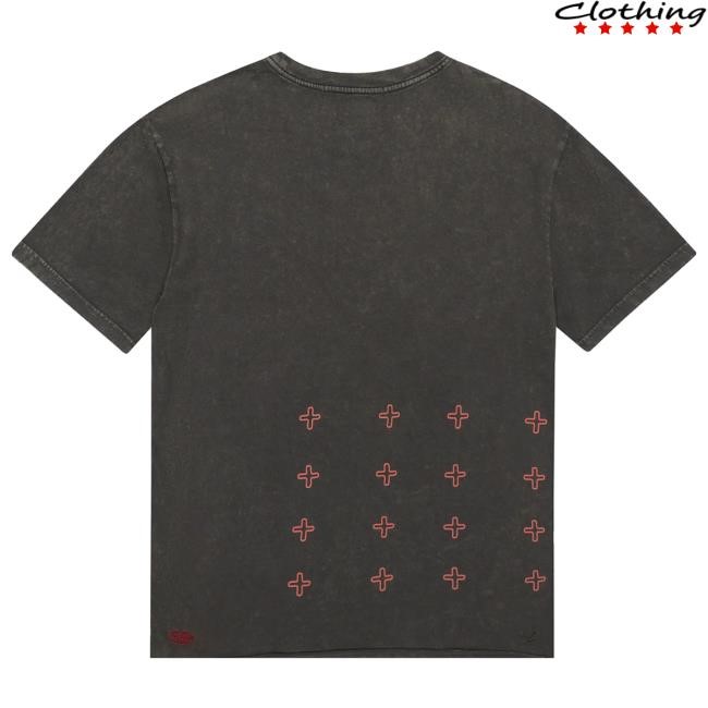 999 Club Merch Super Juicy Biggie Ss Tee - Sun Faded Black Tee Shirt