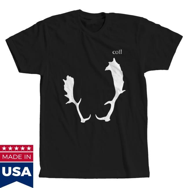 Official Dais Records Merch Shop Store Coil Black Antlers Hoodie