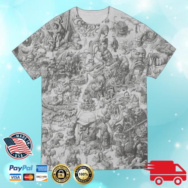 Thought Cabinet Grayscale Tie Dye Tank Top Disco Elysium Merch Store