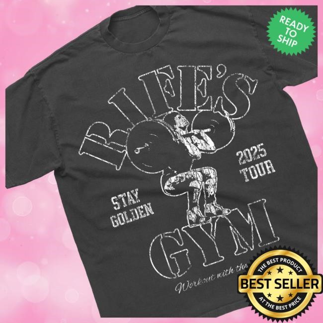Rife's Gym Faded Black Tee Shirt
