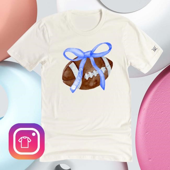 Thekyshop The Croquette Football Bow Shirt