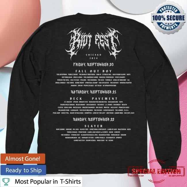 Riot Brand Merch Metal Lineup Sweatshirt