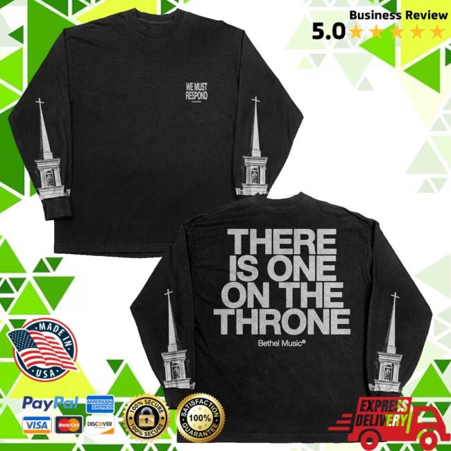 Bethel Music Merch Shop Store Official There Is One On The Throne Long Sleeve T Shirt