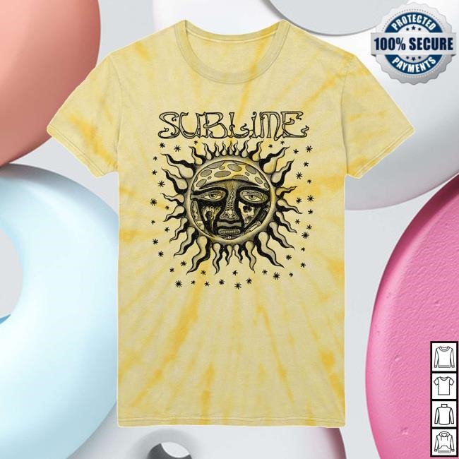 Sublime Lbc Merch Sublime Sun Artwork Printed On A Dandelion Tie-Dye
