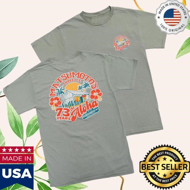 Matsumoto Shave Ice Merch Store Men's 73Rd Anniversary Long Sleeve Shirt