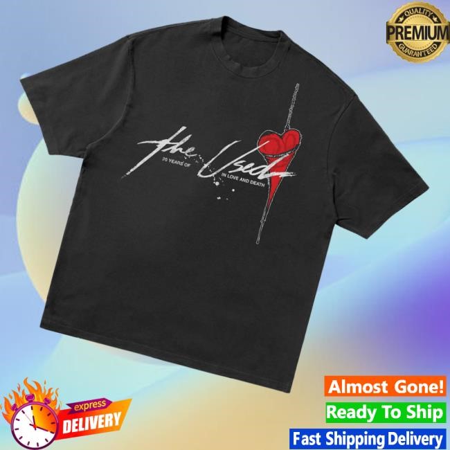The Used Merch Shop In Love And Death 20 Year T Shirt