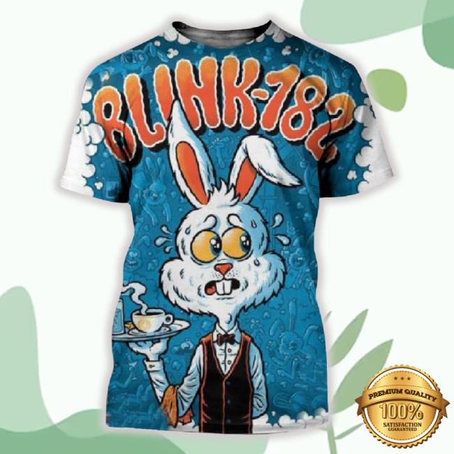 Blink 182 Wien Event September 20 2023 Rabbit Waiter Special Poster All Over Print Unisex Sweatshirt
