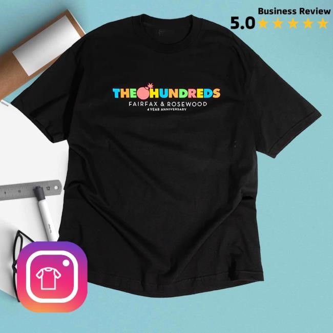 Official The Hundreds 4-Year Anniversary T Shirt